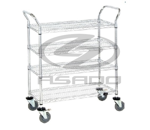 Xe đẩy INOX ESKD-112-4F-wire-shelving-eskd-112-4f copy